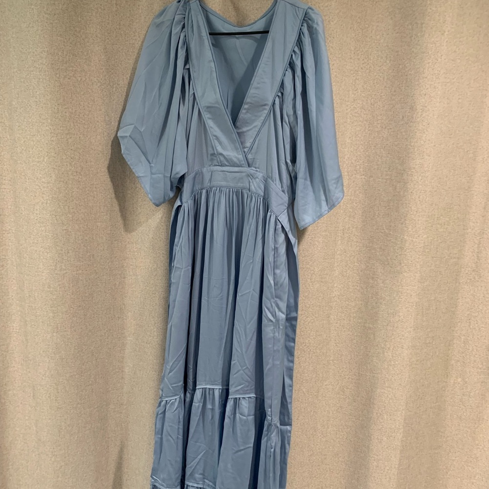 Blue Maxi Large photo shoot dress